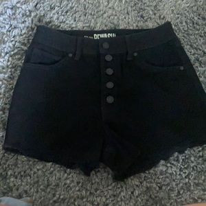 Brand New Black jean shorts
